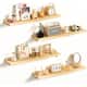 Option 4pc Natural Wood-24 Inch
