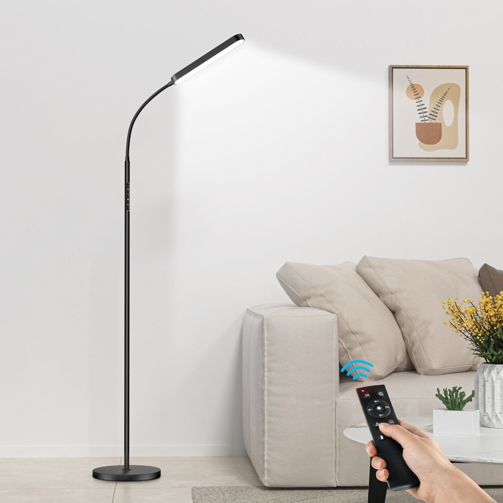 Task reading floor lamp top