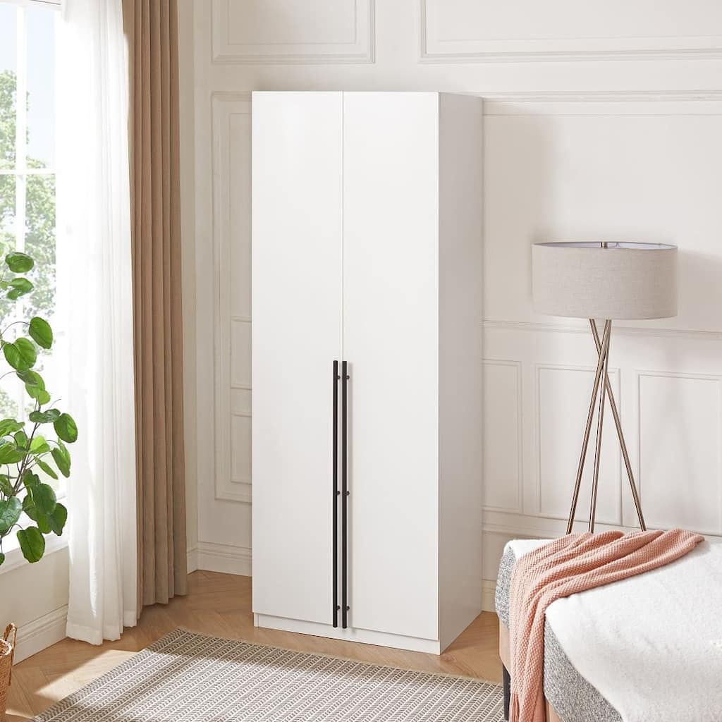 Manhattan Comfort Lee Modern 2.0 Freestanding Wardrobe Closet Armoire