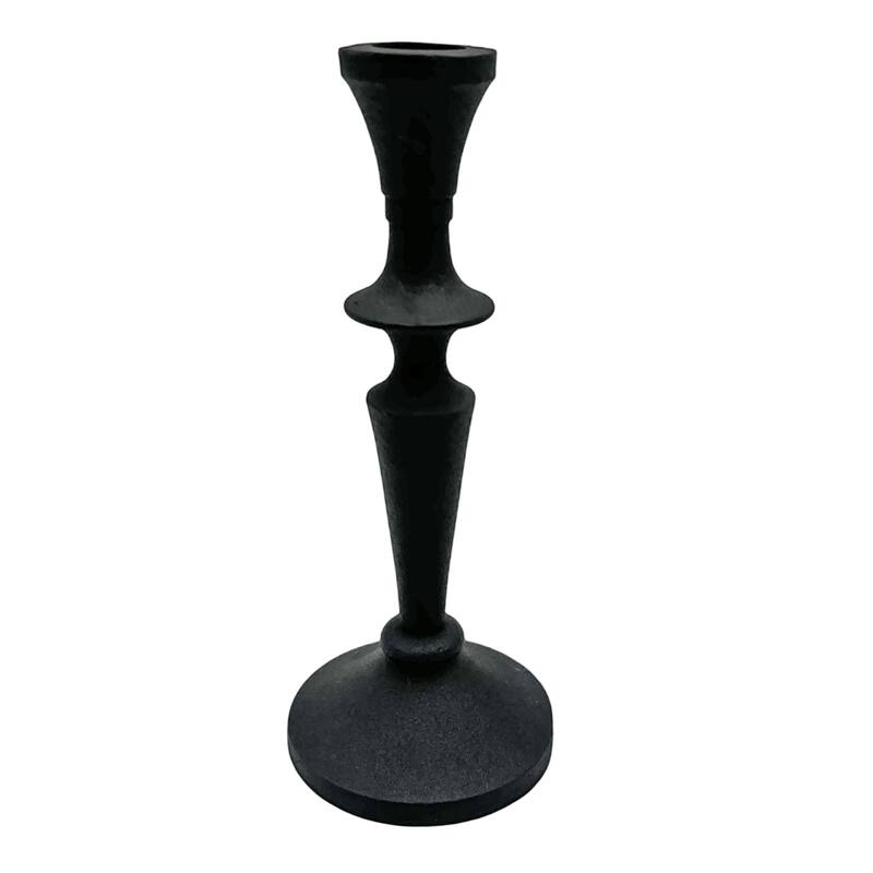 8 Inch Decorative Handmade Aluminum Artistic Candle holder Set of 2 - 3.5 x 3.5 x 8 in