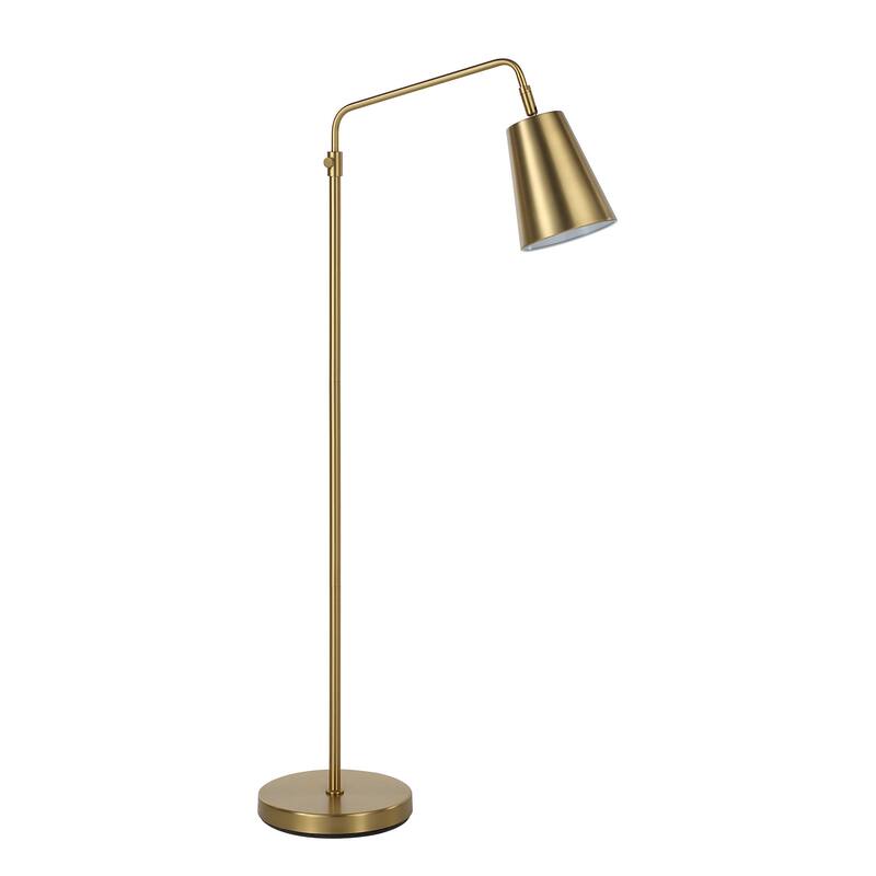 Vidura 47.5" Height Floor Lamp, Yellow - 10 x 23.25 x 47.5 - 56.875 ADJ."