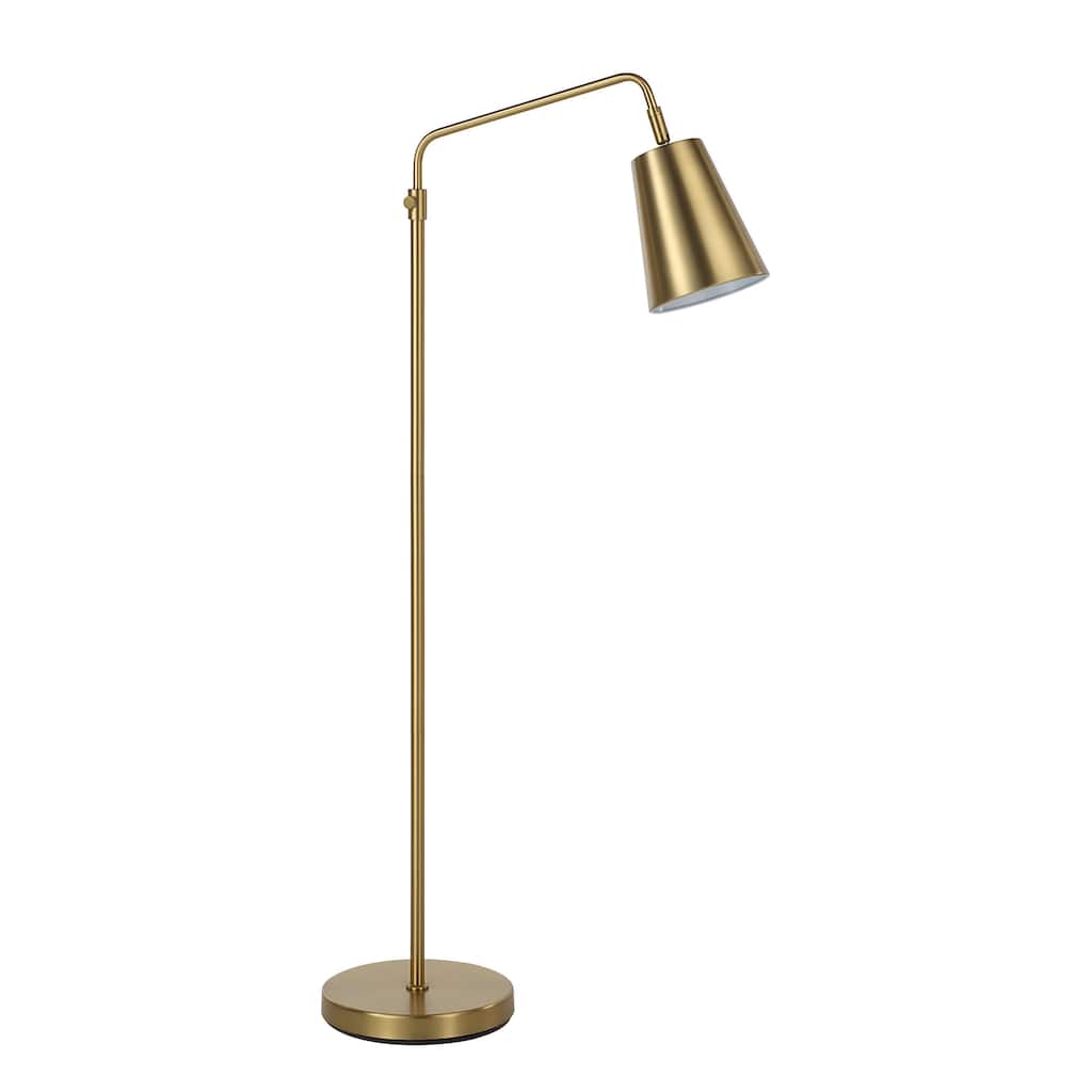 Vidura 47.5" Height Floor Lamp, Yellow - 10 x 23.25 x 47.5 - 56.875 ADJ."