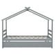 preview thumbnail 19 of 49, Roof styled wooden bed with trundle