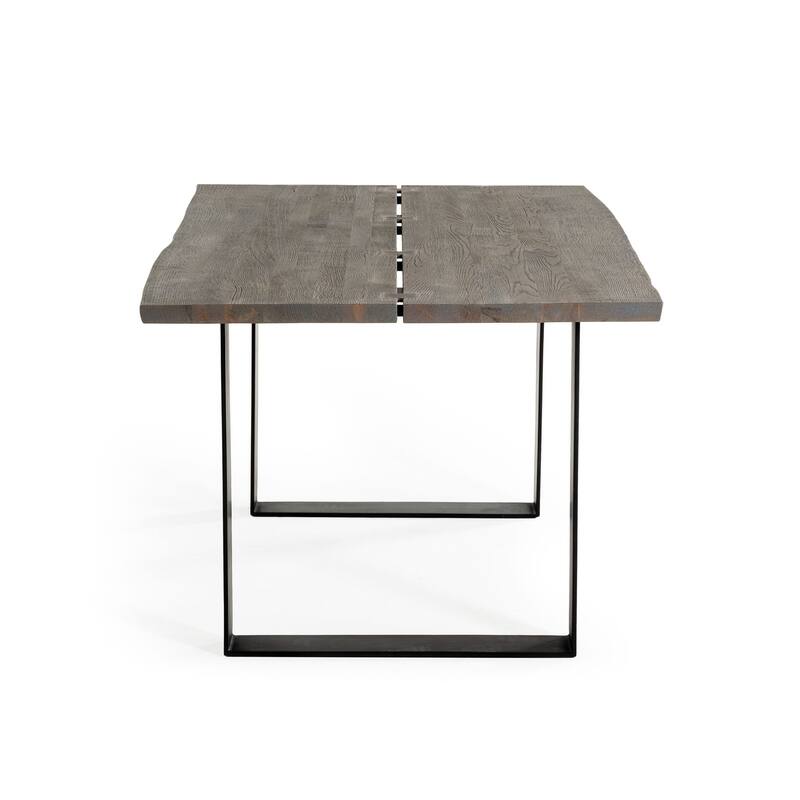 Modrest Murphy Modern Grey Aged Oak Dining Table