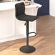 preview thumbnail 5 of 111, Modern Vinyl Stitch Back Adjustable Height Barstool - 16"W x 19"D x 35" - 44"H