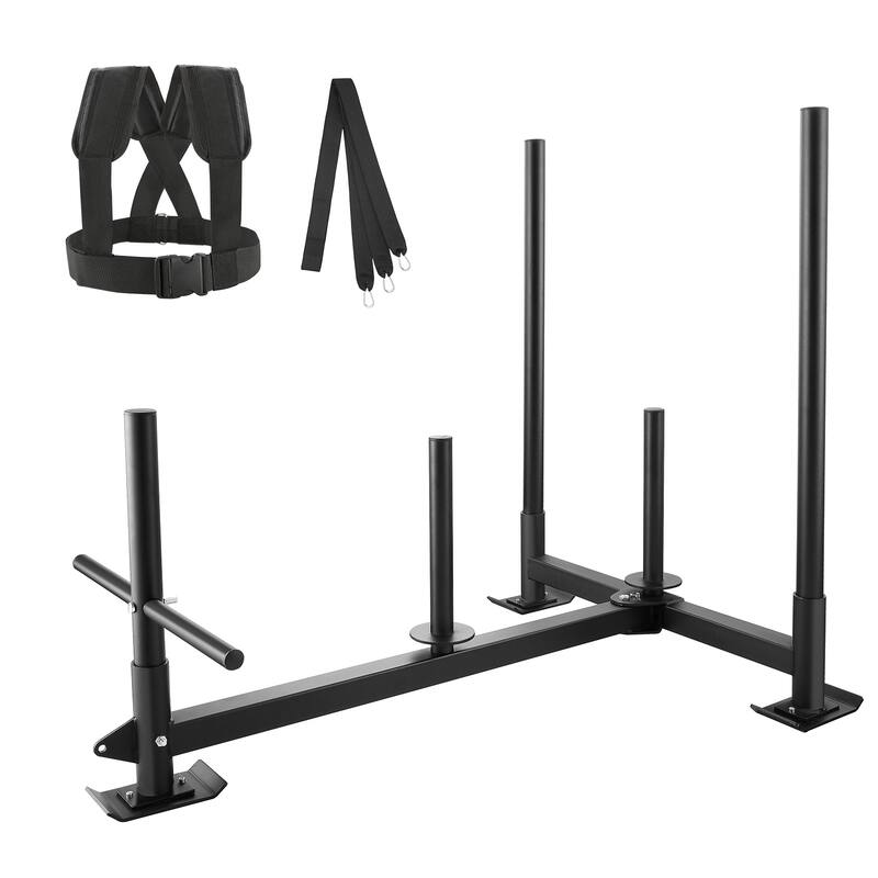 VEVOR Weight Training Pull Push Sled, Fitness Strength Speed Training Sled for Athletic Exercise and Speed Improvement