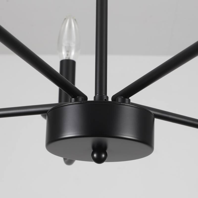5-Light 24.04 in. Classic Chandelier for Kitchen Living Room
