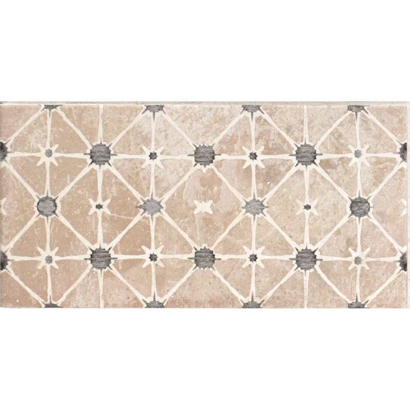Arcilla Decor 6x12 Satin Porcelain Patterned Tile - Floor, Wall, Backsplash
