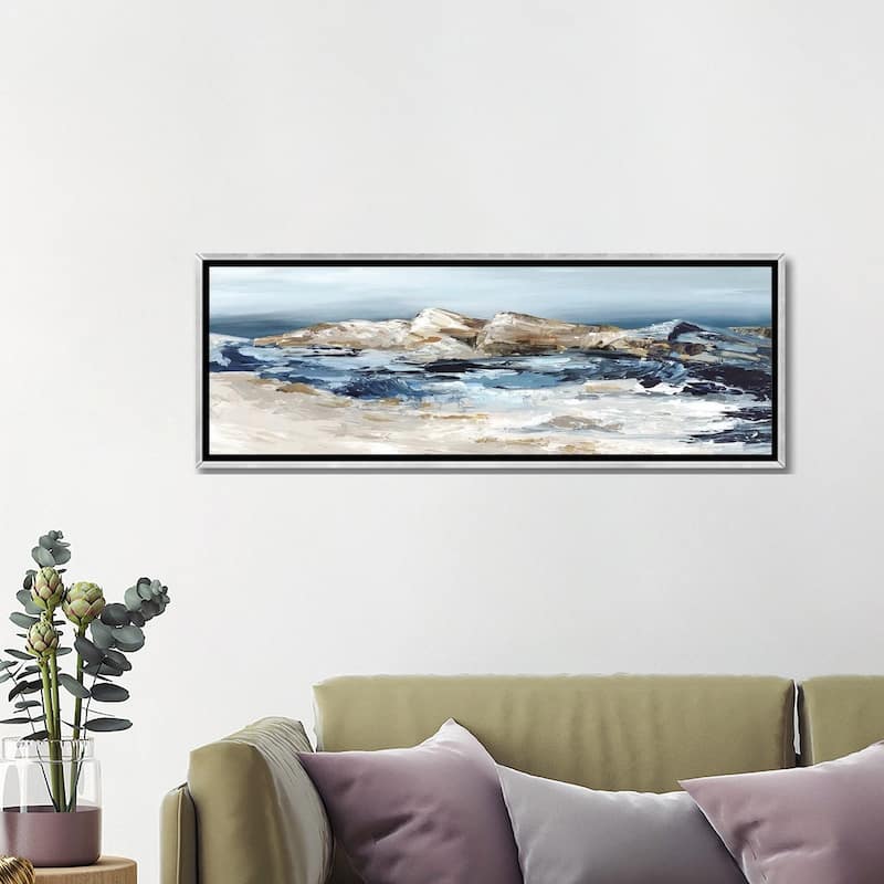 iCanvas "By The Rocks" by Luna Mavis Framed