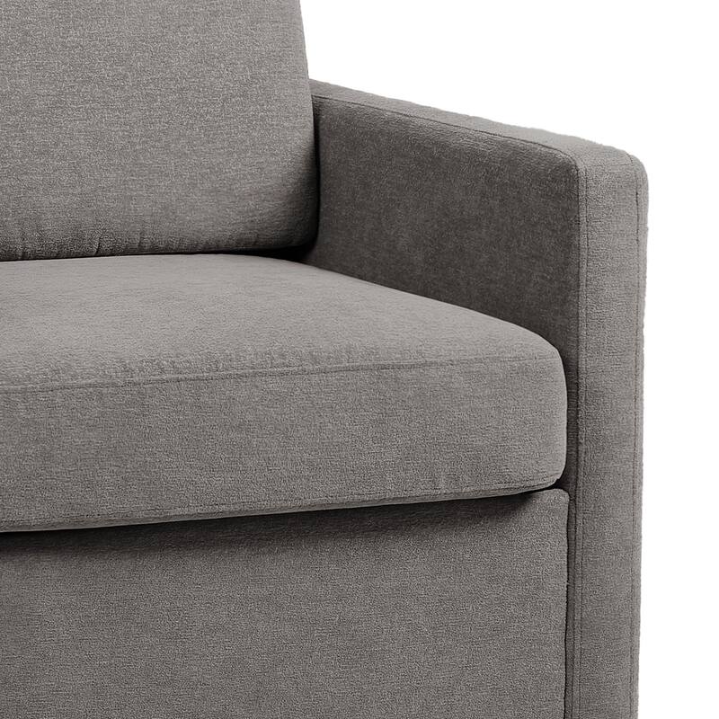 Modern Upholstered Swivel Armchair for Living