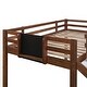 preview thumbnail 5 of 8, Twin size Loft Bed Wood Bed with Slide, Stair and Chalkboard, Walnut