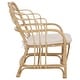 preview thumbnail 11 of 11, SAFAVIEH Junie Tropical Rattan Dining Chair, Fully Assembled - 26" W x 24" D x 37" H