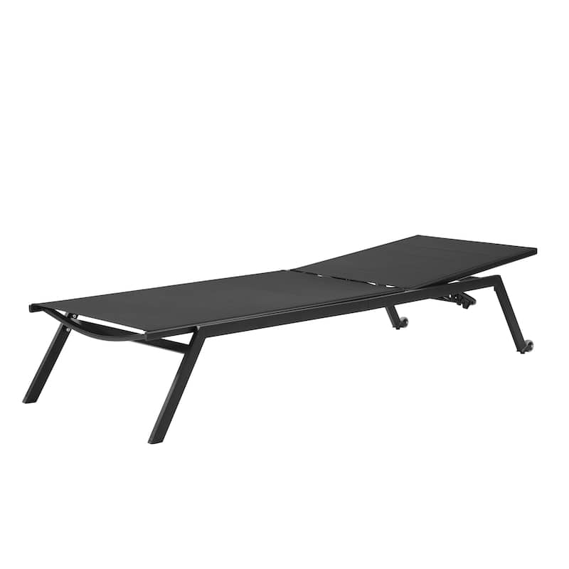 Corvus Torino Sling Fabric Reclining Outdoor Chaise Lounges (Set of 4)