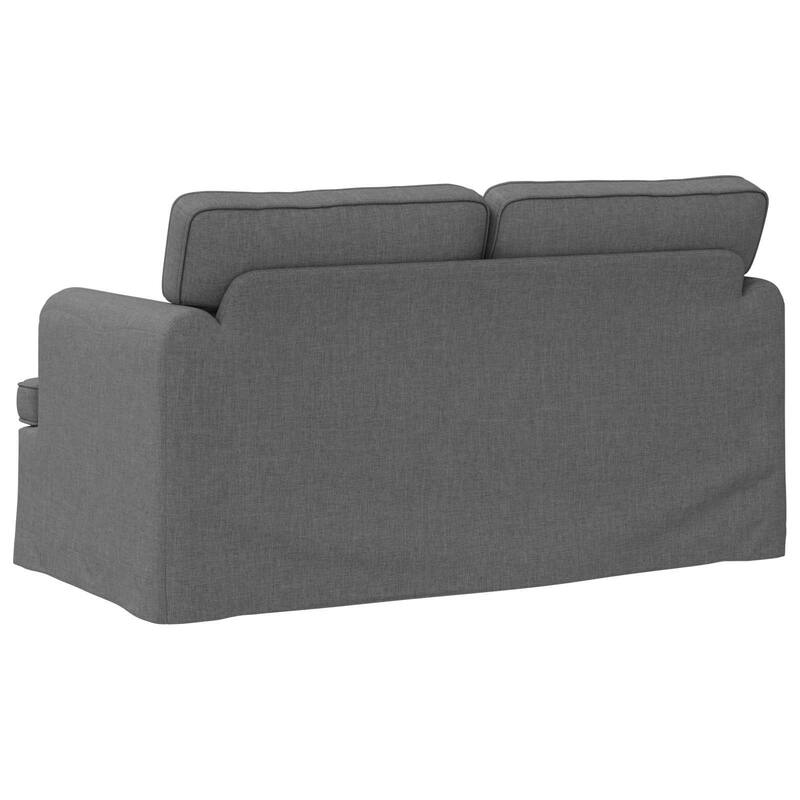 vidaXL Sofa Dark Grey in Fabric