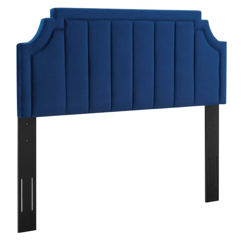 Alyona Channel Tufted Performance Velvet Twin Headboard - Overstock ...
