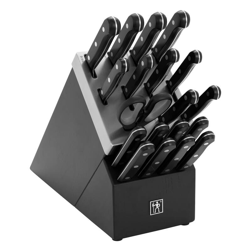 Henckels Solution 20-pc Self-Sharpening Knife Block Set - Black