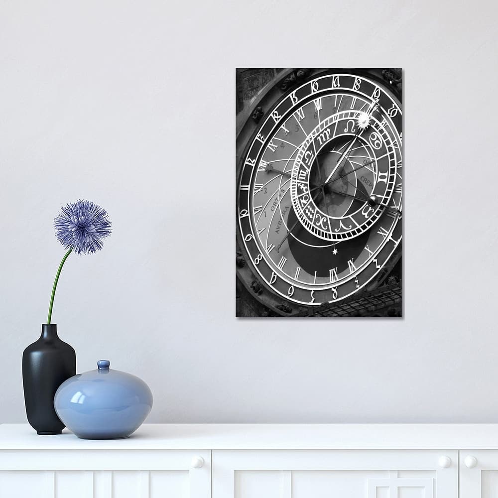 iCanvas "Astronomic Watch Praha 11" by Moises Levy Canvas Print