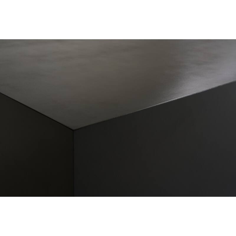 Modrest Fresno Modern Black Concrete Coffee Table