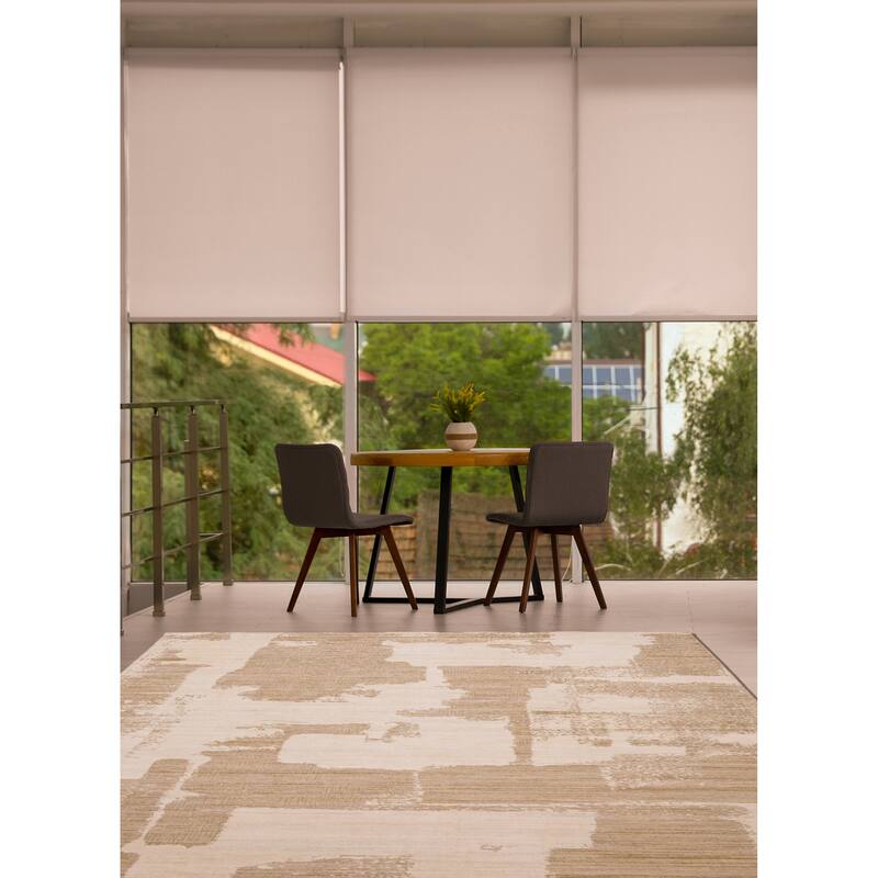 ECARPETGALLERY Hand Loomed Elysian Cream Rug - 8'2 x 9'10