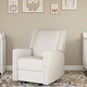 preview thumbnail 17 of 22, Robyn Nursery Glider Recliner Chair White