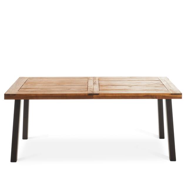 Cordella Wood Outdoor 7-piece Dining Set by Christopher Knight Home
