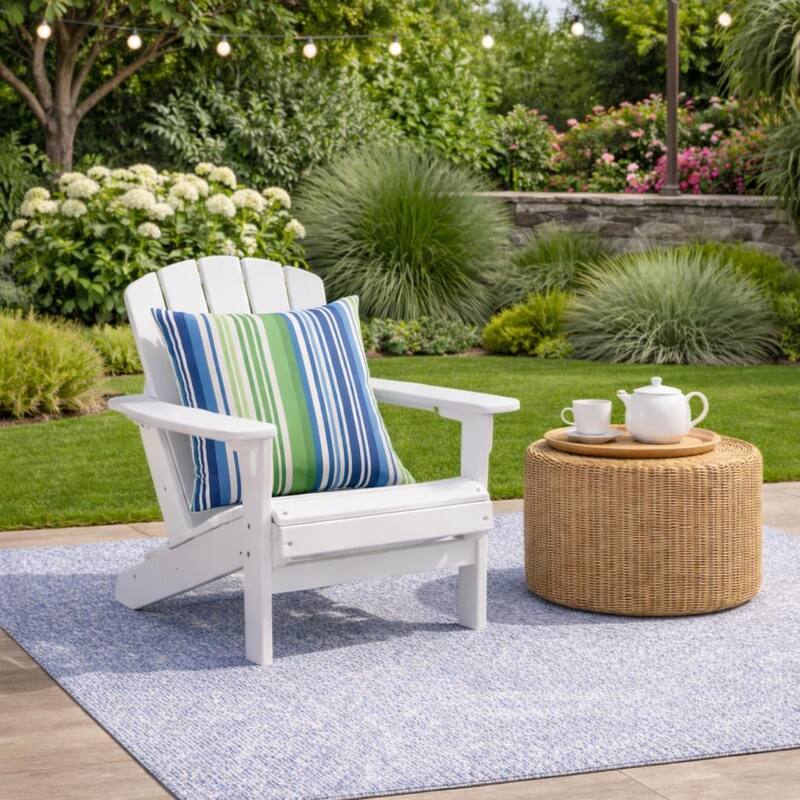 2 Pack Outdoor Throw Pillows, Waterproof & Fade-Resistant Patio Cushions -Soft & Comfortable Decorative Pillow Covers (18x18")