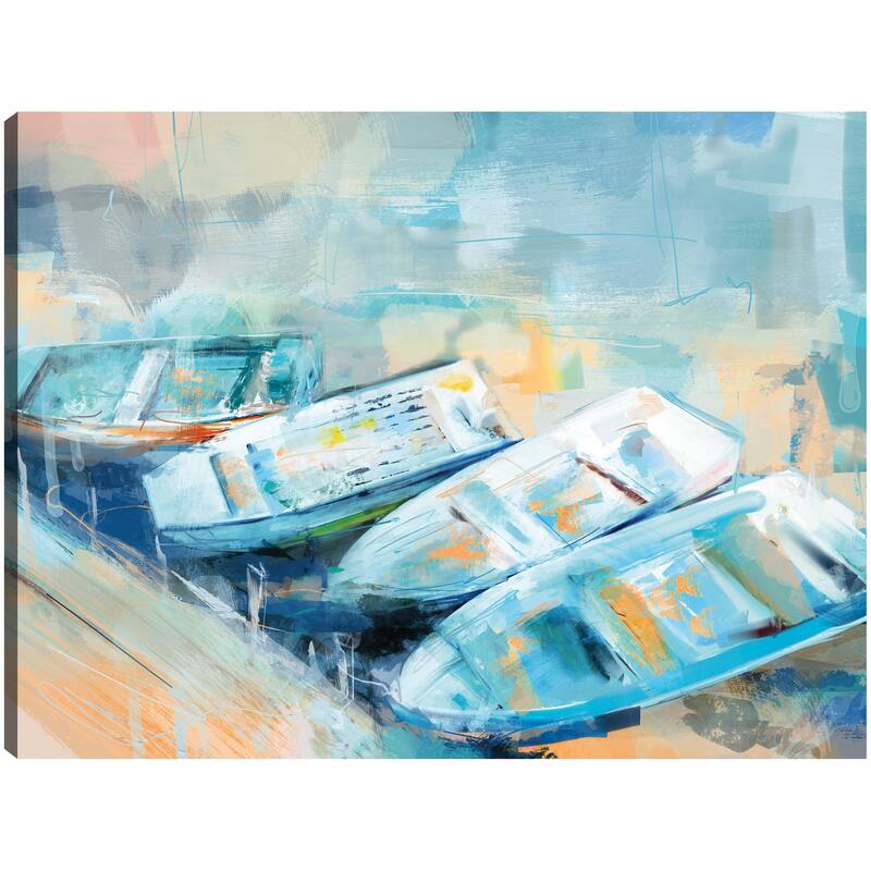 Modern Dock By Studio Arts Canvas Art Print