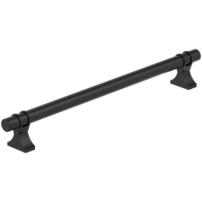 Amerock BP36619 Davenport 8-13/16" Center to Center Bar Cabinet Pull - Matte Black