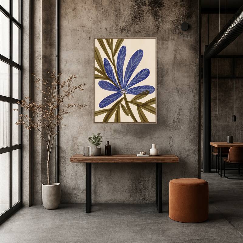 Bold Blossom by Nikita Jariwala Framed Canvas Wall Art Print