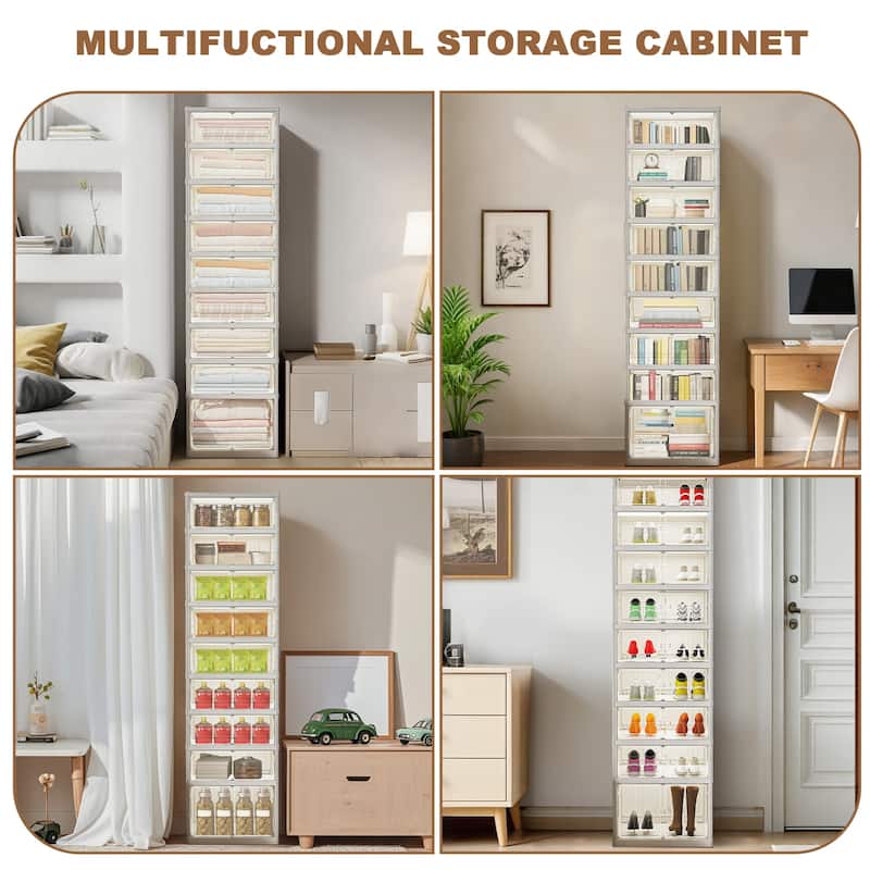 Foldable Shoe Rack Organizer For Closet Shoe Shelf