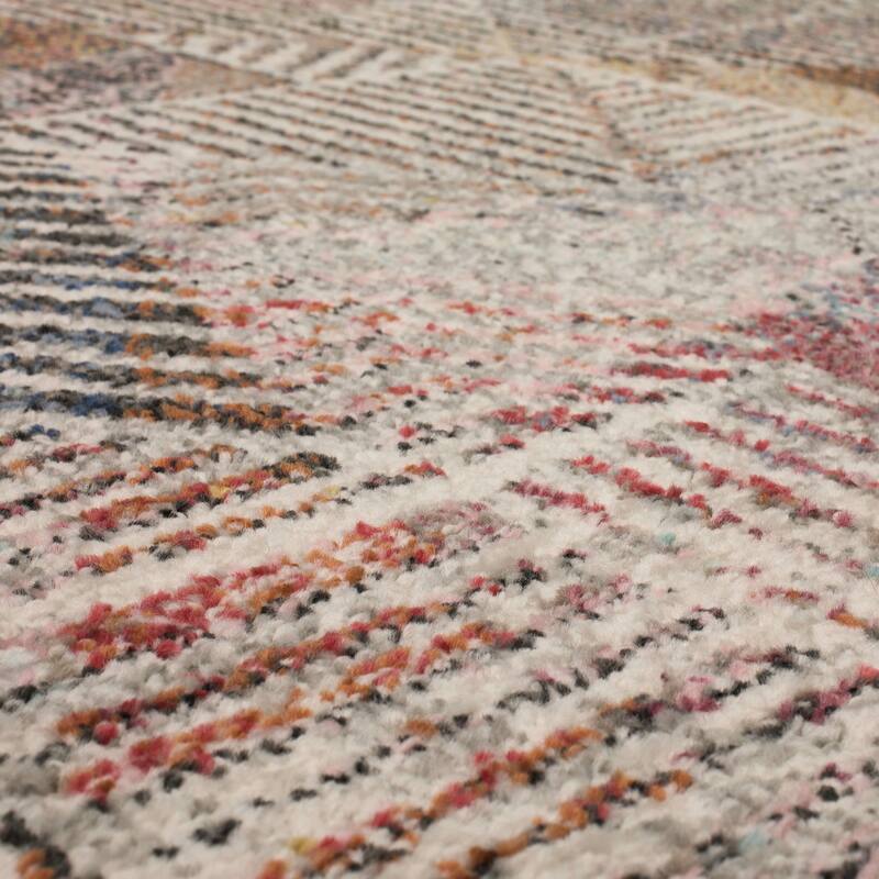 Mohawk Home Cantu Geometric Striped Contemporary Area Rug