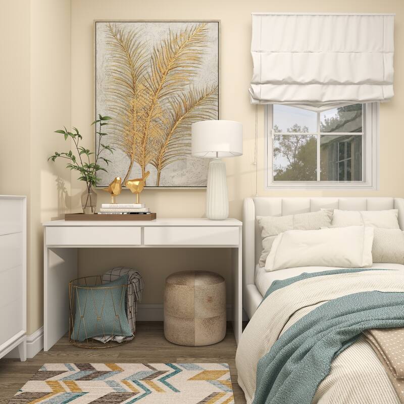 CosmoLiving by Cosmopolitan Gold or Gray Polystone Bird Decorative Sculpture with Origami Accents (Set of 2)