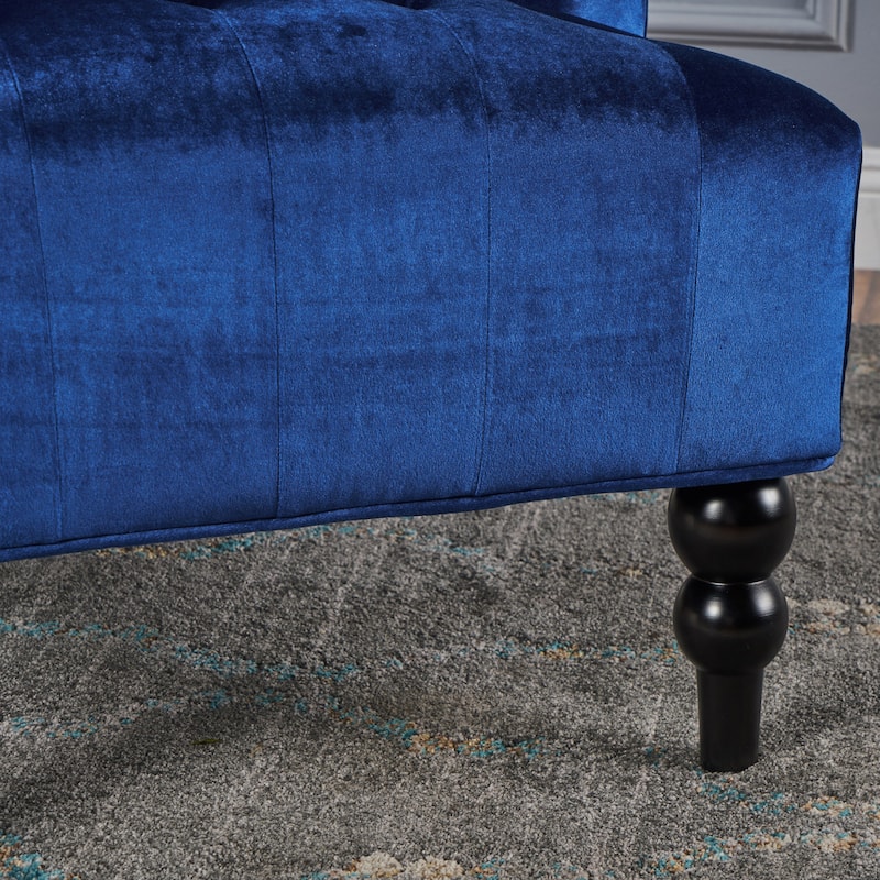 Contemporary Design Upholstered Wingback Chair, Hi-back Club Chair with Wood Legs