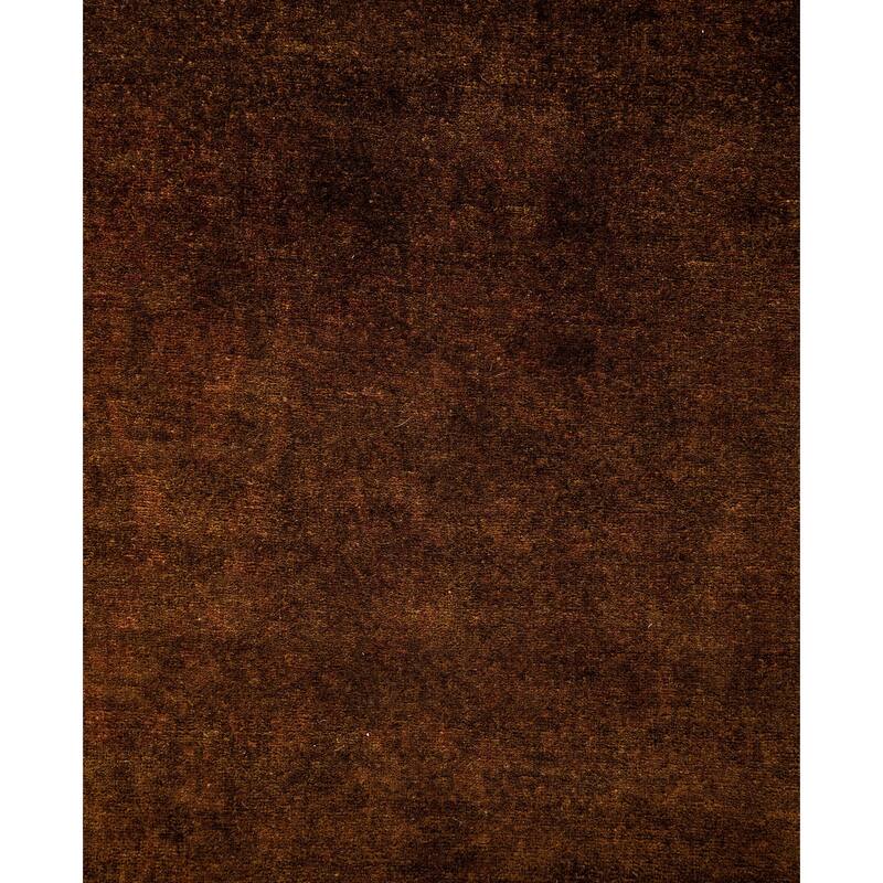 Overdyed One-of-a-Kind Hand-Knotted Area Rug - Brown - 6' 1" x 9' 1"