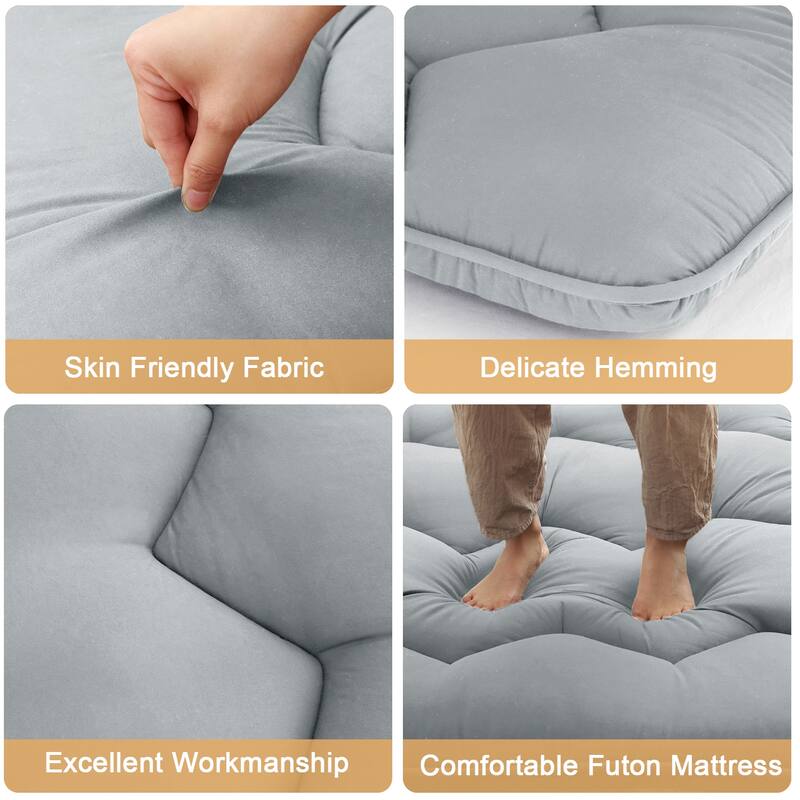 Japanese Futon Floor Mattress, Japanese Style Floor Mattress Sleeping Mattress Pad Tatami Mat
