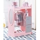 preview thumbnail 3 of 17, UTEX Kids Dress up Storage with Mirror and Storage Bin,Kids Armoire Dresser,Costume Closet,Pretend Storage Closet for Kids