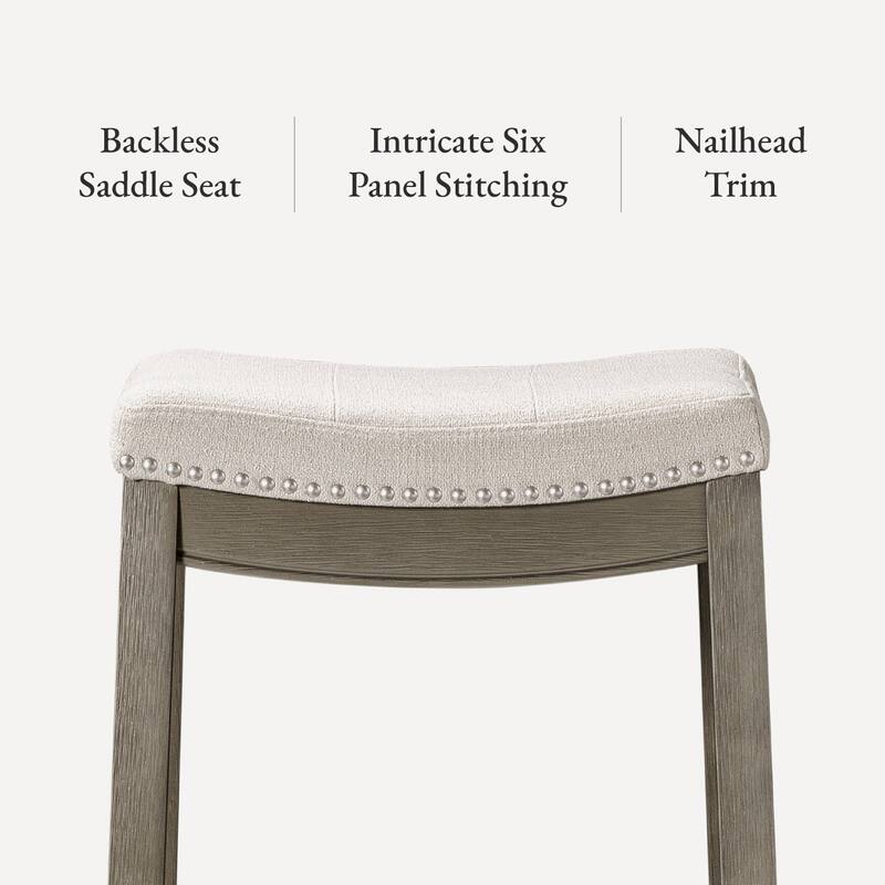 Maven Lane Sophia Saddle Kitchen Dining Stool