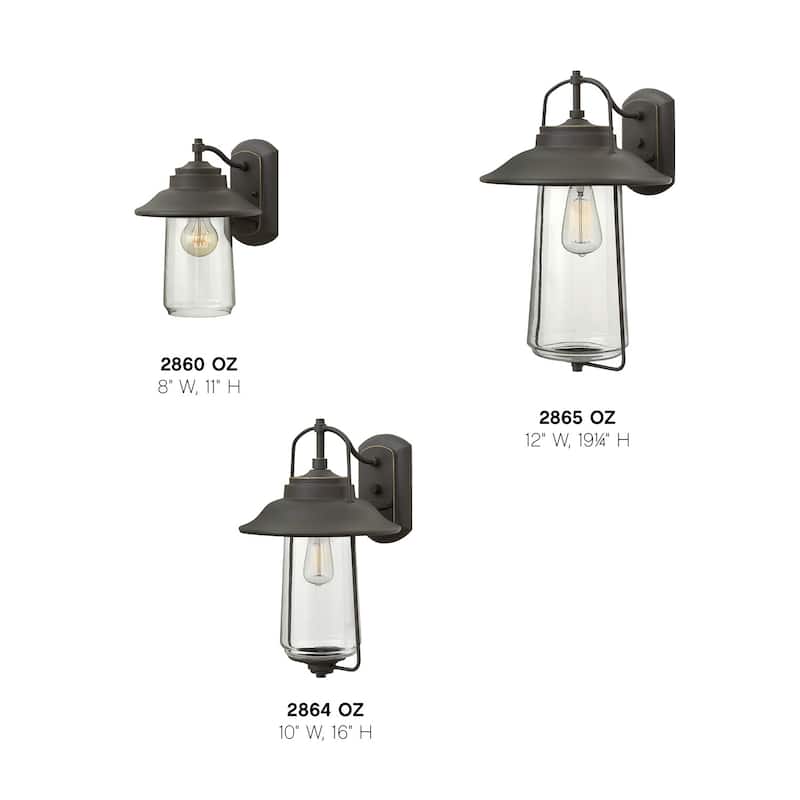 Hinkley Lighting 11" Height 1 Light Lantern Outdoor Wall Sconce from