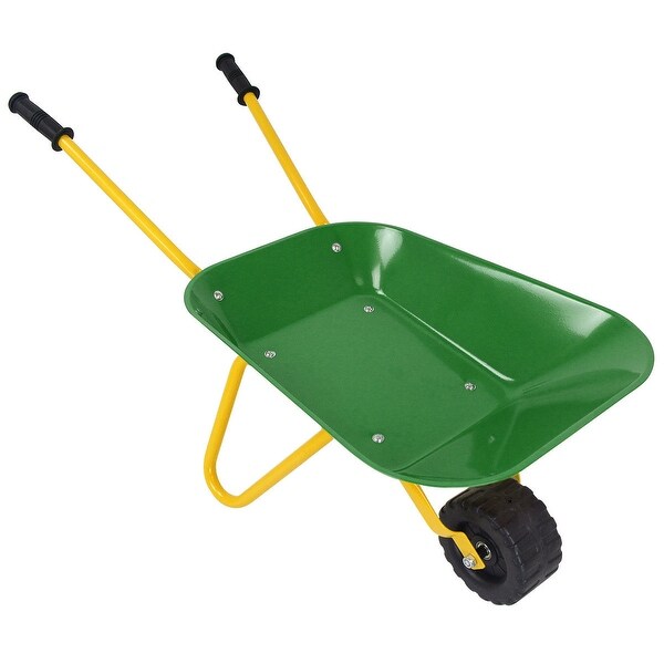 child size metal wheelbarrow