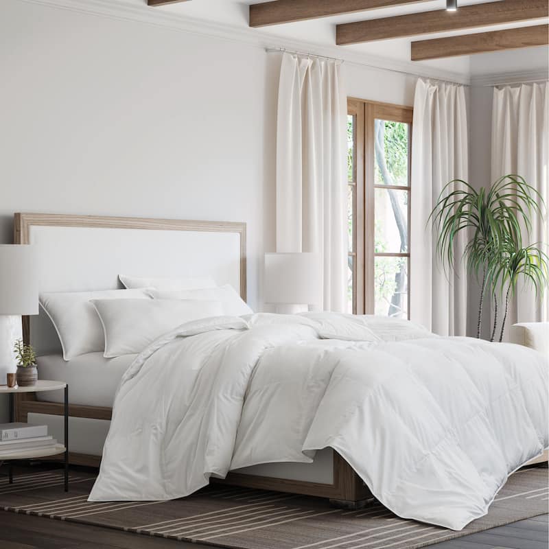 DOWNLITE Luxury 375 TC European Down Winter Weight Comforter