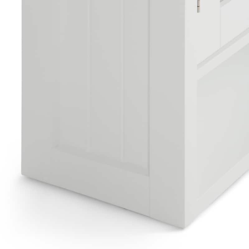 WYNDENHALL Normandy 28 inch H x 23.6 inch W Double Door Wall Bath Cabinet