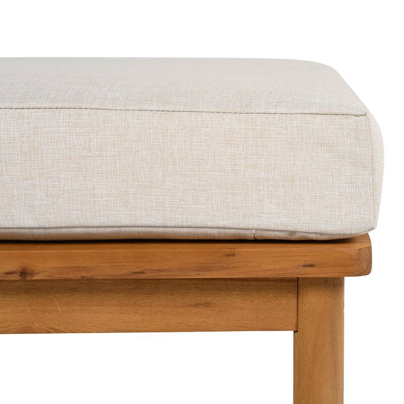 Christopher Knight Home - Emerson Outdoor 4-piece Acacia Wood and Rope Patio Sofa Set