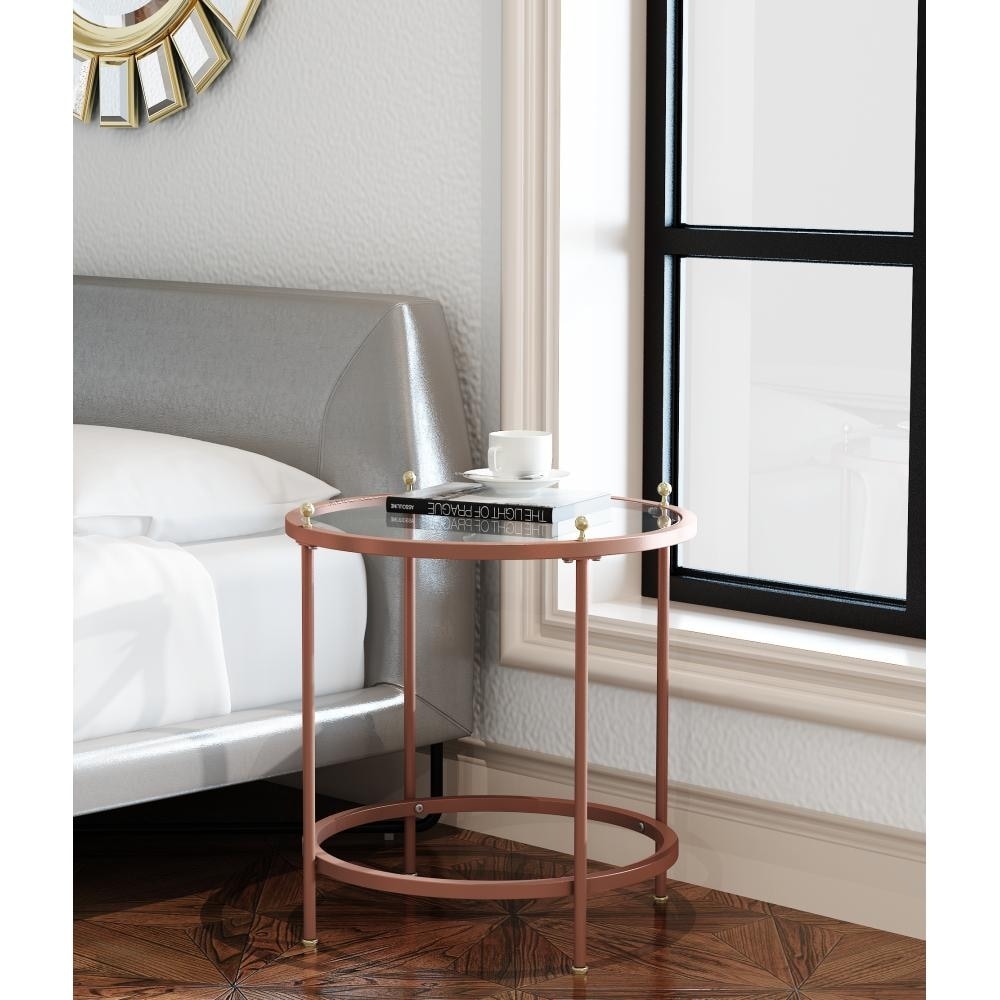 Modern Simple Style Iron Side Table - Bed Bath & Beyond
