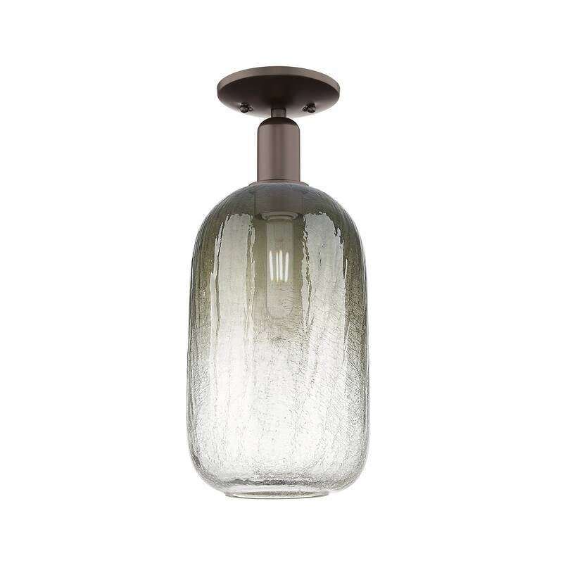 Innovations Lighting Downtown Urban - Brookhaven Cloche - 1 Light 7" Semi-Flush Mount Light