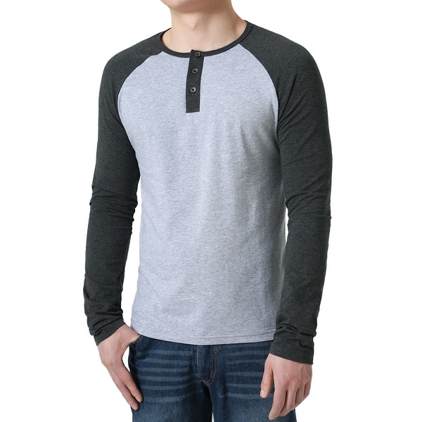 long sleeve baseball shirt with buttons