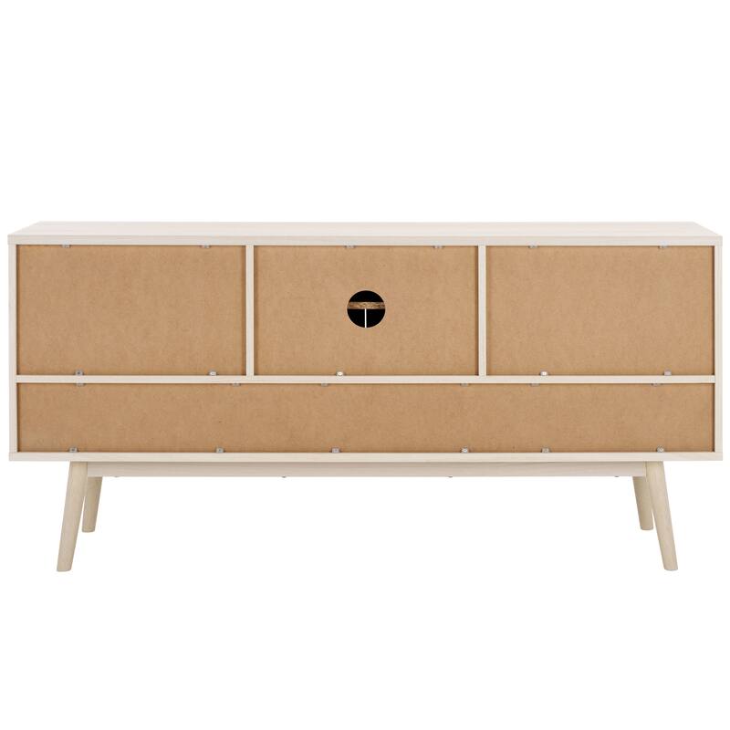 SAFAVIEH Home Aphra 59-inch 2 Door 3 Drawer Media Stand - 59Wx15Dx29H