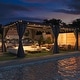 preview thumbnail 85 of 188, EROMMY Outdoor Louvered Pergola Gazebo with Adjustable Aluminum Rainproof Roof