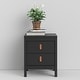 preview thumbnail 16 of 20, Porch & Den Madrid 2-Drawer Nightstand