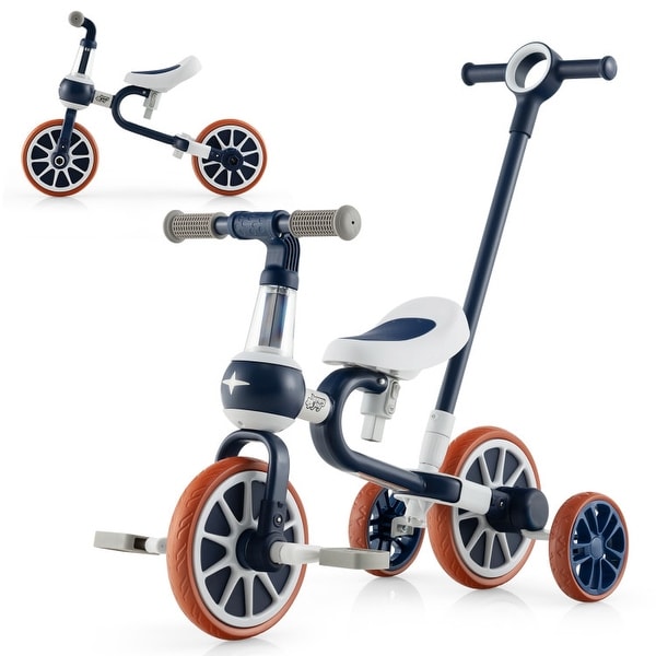 Children's bike best sale with parent handle