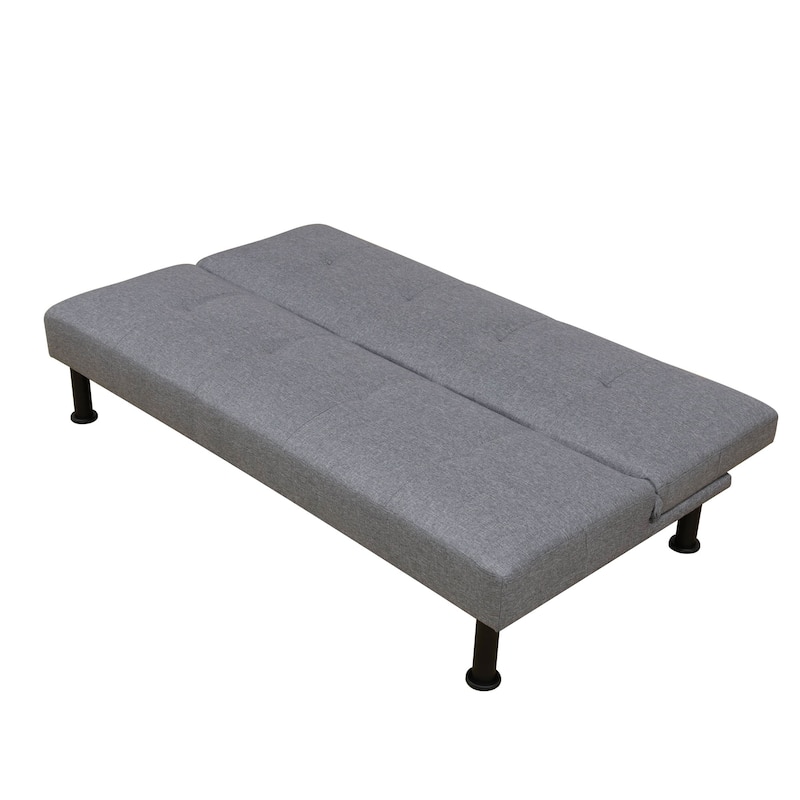 Modern Futon Convertible Sofa Bed Adjustable Backrest